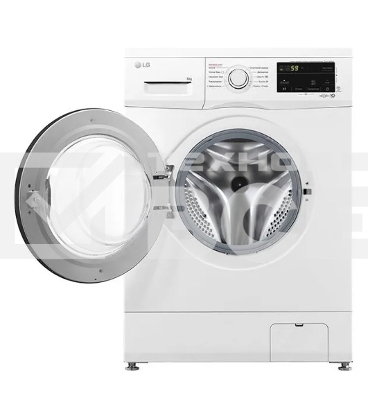 Стиральная машина LG F2J3NS8W белый, загрузка фронтальная 6 кг, 1200 об/мин., класс: А