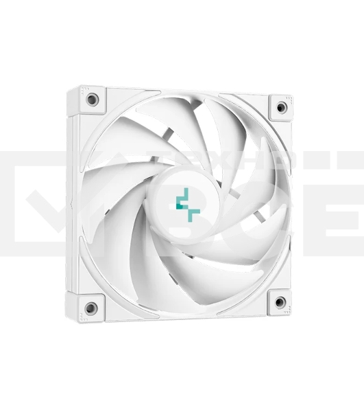 Кулер для процессора DEEPCOOL AK500 DIGITAL WH белый, 120 мм, алюминий/медь, 1850 об/мин, 28 дБ, 4 pin, 240 Вт, 160 мм