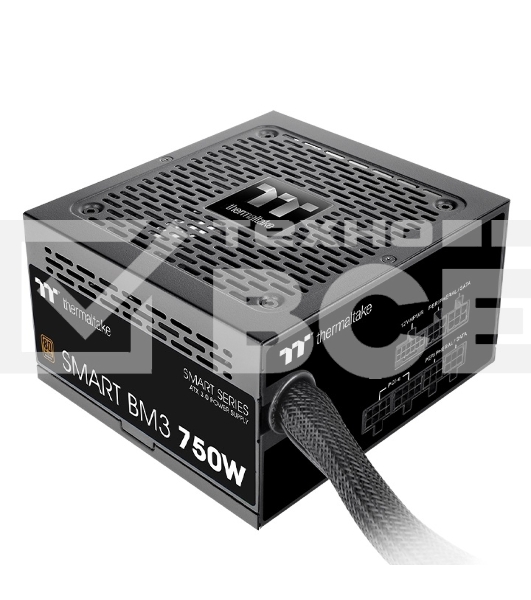 Блок питания Thermaltake Smart BM3 (PS-SPD-0750MNFABE-3), 750Вт, 80 PLUS Bronze, 120мм, модульный, черный