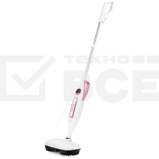 Швабра паровая Kitfort КТ-1096 белый/малиновый