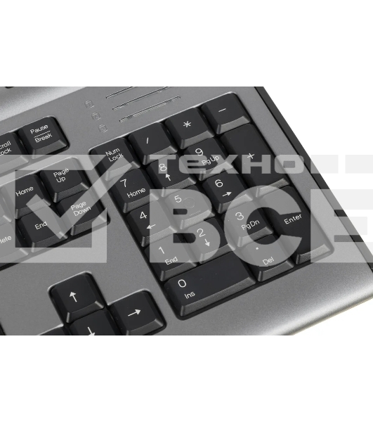 Клавиатура A4Tech KLS-7MUU проводная USB серебристый/черный