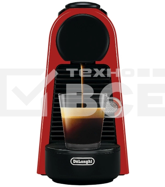 Кофеварка капсульная DeLonghi Nespresso EN85.R красный/черный, исп. кофе - капсулы Nespresso,  0.6 л, 1260 Вт, 19 бар