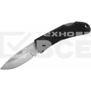 Нож складной STAYER 47600-1_z01складной с обрезиненной ручкой средний