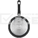 Сковорода Rondell Invictus RDA-1522 (BK) черный28х5,5 см, Преимущество:Кованый алюминий Сковорода прекрасно подойдет для жарки и тушения Утолщенный кованый алюминий обладает превосходными свойствами теплопроводности Материал изготовления/технологии: Кован, фото5