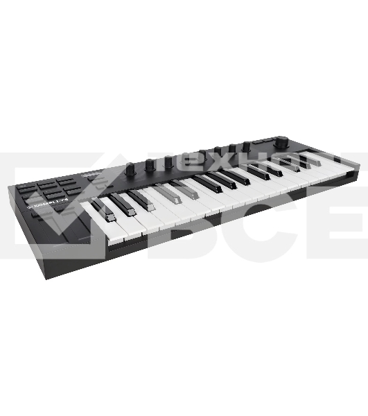Клавиатура MIDI [26154] Native Instruments [Komplete Kontrol M32] 32 клавиши, мини-клавиатура, 8 сенсорных ручек, 2 сенсорные полосы, 4-направленный push-энкодер, OLED-дисплей, вход для педали