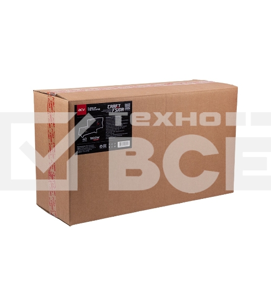 Сабвуфер ACV CRAFT FS10A активный/корпусной плоский/1800Вт/25см/SPL-108дБ/темно-серый