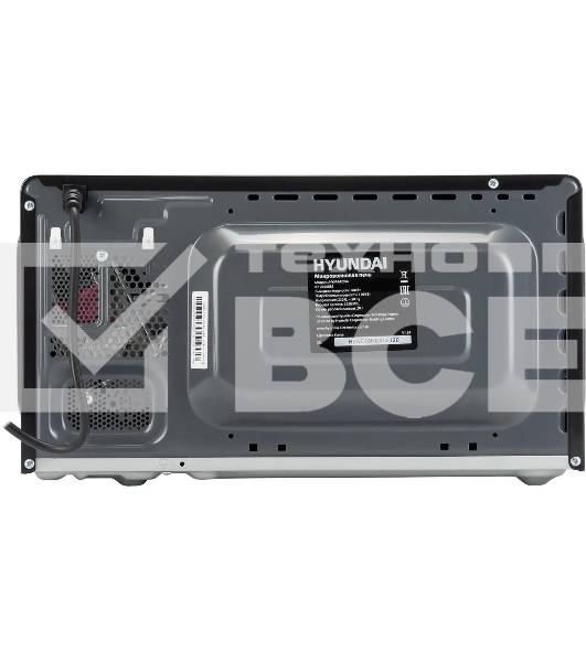 Микроволновая печь Hyundai HYM-M2096 черный, 20 л, 700 Вт, переключатели - поворотный механизм