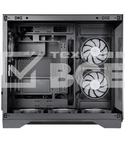 Компьютерный корпус Chieftec Visio черный без БП ATX 2x80мм 4x120мм 2x140мм 1xUSB 2.0 2xUSB 3.0 audio bott PSU