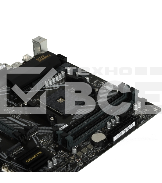 Материнская плата Gigabyte B550M DS3H AC R2, AM4, AMD B550, 4xDDR4, 4xSATA, 2xM.2, 1xPCIe 4.0 x16, 1xPCIe 3.0 x4, 1xPCIe 3.0 x1, 1xDP, 1xHDMI, 1x1Gb LAN, Wi-Fi, Bluetooth 5.0, 4xUSB-A 5Gbps, 2xUSB-A 2.0, 3x3.5 мм, 7.1, mATX