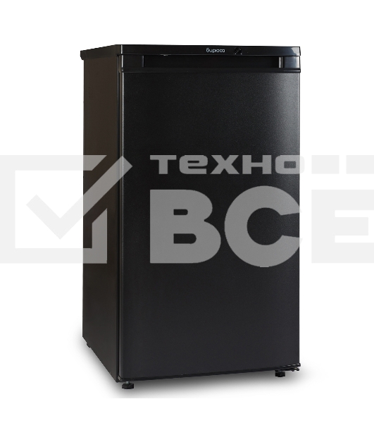 Холодильник Бирюса B408 черный однокамерный 88/27л морозилка сверху