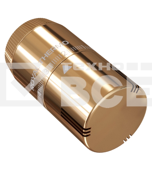 Термоголовка жидкостная Royal Thermo Design М30х1,5 (золото)