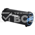 Колонка портативная Hyundai H-PAC220 черный/голубой 10W 1.0 BT/3.5Jack/USB, фото 1