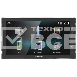 Автомагнитола Kenwood DMX1025BT, 2 DIN, 6.8', Bluetooth, USB Type-A