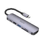 Док-станция Hoco HB28, USB Type-C, USB 3.0/PD100W/SD/TF/USB 2.0/HDMI, USB Type-C, фото8