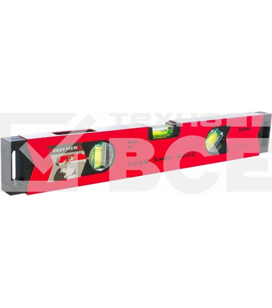 Уровень Matrix 400мм 0.5мм/м 3 глазка