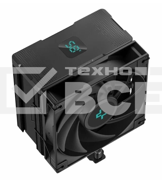 Кулер DEEPCOOL AG500 DIGITAL черный 120мм алюминий+медь 1950rpm 29.4db 4-pin 240W 158мм
