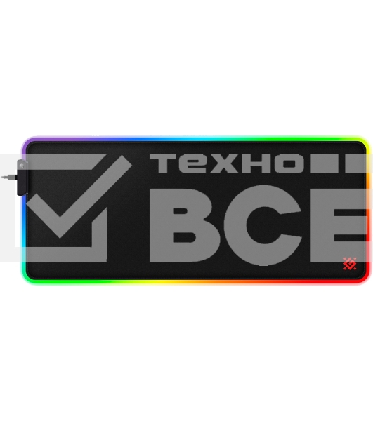 Коврик для мышки Defender BLACK XXL HUB LIGHT