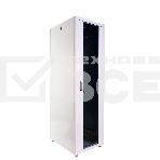 Шкаф коммутационный ЦМО (ШТК-Э-42.8.8-13АА) напольный 42U 800x800мм пер.дв.стекл металл 2 бок.пан. 710кг серый 715мм 105кг, фото 1