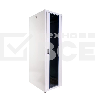Шкаф коммутационный ЦМО (ШТК-Э-42.8.8-13АА) напольный 42U 800x800мм пер.дв.стекл металл 2 бок.пан. 710кг серый 715мм 105кг
