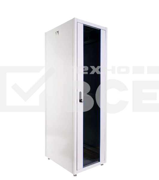 Шкаф коммутационный ЦМО (ШТК-Э-42.8.8-13АА) напольный 42U 800x800мм пер.дв.стекл металл 2 бок.пан. 710кг серый 715мм 105кг