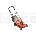 Газонокосилка аккумуляторная PATRIOT CM 440 2*21В UES, без акб и зу, бесщеточ, 37см, трав 35л пласт+мульчирование, центр. подъём 6 уровней (25-75), пласт дека, фото 1