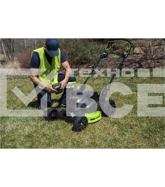 Газонокосилка аккумуляторная GreenWorks GC82LM61S, TwinForce, 82V, 61 см, самоходная, бесщеточная, без АКБ и ЗУ  (2515607)