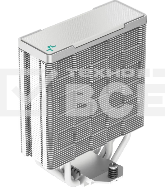 Кулер для процессора DEEPCOOL AK400 WH белый, 120 мм, алюминий/медь, 1850 об/мин, 29 дБ, 4 pin, 220 Вт, 155 мм