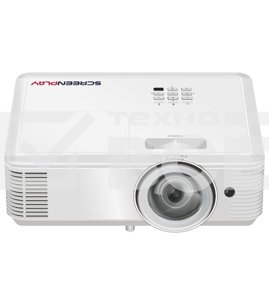 Проектор ScreenPlay INFOCUS [SP224ST] DLP, XGA, 3800 lm, 30 000:1, 0.62:1, 2xHDMI 1.4, VGA in/out, S-Video, 3.5mm in/out, USB-A, RS-232, лампа 15 000ч.(ECO mode), 10W, 27дБ, 2,9 кг, БЕЛЫЙ