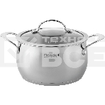 Кастрюля Rondell Admiring RDS-747 5.3 л. d=22 см (с крышкой) стальной, фото 1