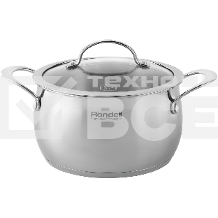 Кастрюля Rondell Admiring RDS-747 5.3 л. d=22 см (с крышкой) стальной