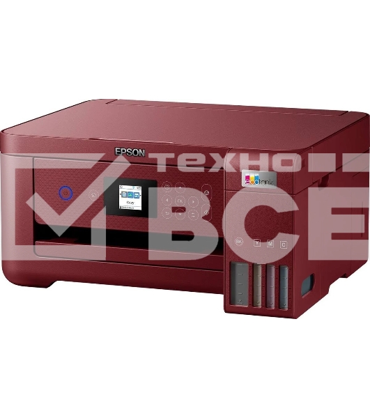 МФУ струйный Epson EcoTank L4267 (C11CJ63512) красный, A4, ч/б печ. 10.5 стр/мин., цв. печ. 5 стр/мин., 5760x1440 DPI, USB, Wi-Fi