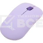 Клавиатура + мышь Acer OCC205 беспроводной USB, 1200 dpi, фиолетовый, фото8