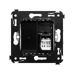 Розетка компьютерная DKC Avanti 4402463 RJ-45 одинарная, категория 5e 'Черный квадрат', фото5