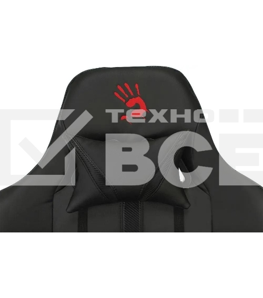 Кресло игровое A4Tech Bloody GC-600, черный, эко.кожа, крестовина металл