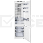 Встраиваемый холодильник Maunfeld MBF193NFWGR Inverter белый двухкамерный 209/64 л морозилка снизу, No Frost, фото3