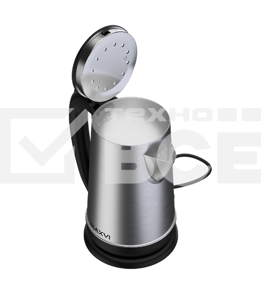 Чайник электрический Maxvi KE1822S silver-black
