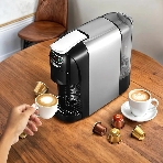 Кофемашина Kitfort КТ-7508 1400Вт серебристый/черный, фото5