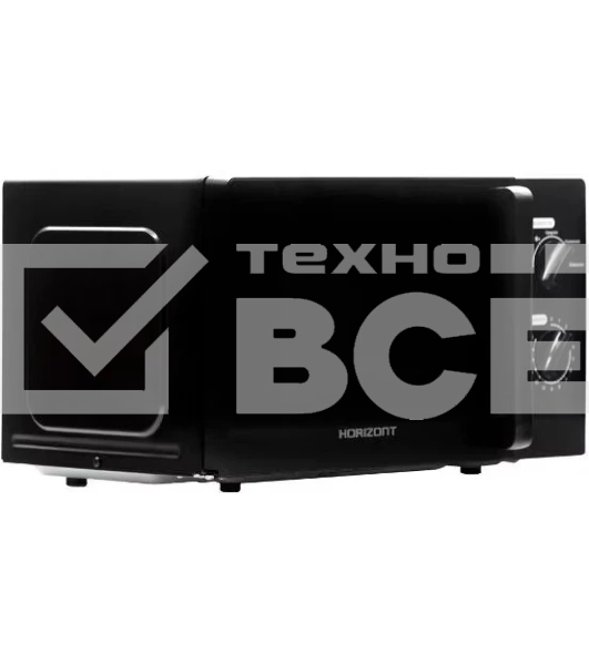 Микроволновая печь Horizont 20L SOLO черная HSM201B 700W