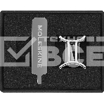 Шильд-символ Moleskine Zodiac Близнецы, металл, серебристый, коробка с европодвесом, PINGEMINISILV, фото 1