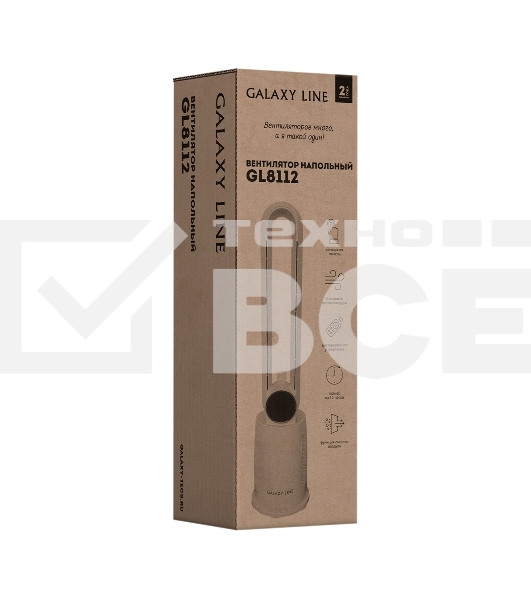 Вентилятор Galaxy Line GL8112, белый