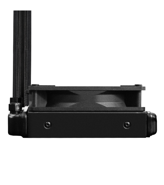 Комплект жидкостного охлаждения ExeGate BlackWater-120V3.PWM.RGb (RGb подсветка, LGA2066/2011/1366/1150/1151/1155/1156/1200/1700/1851/AM4/AM5/FM1/FM2/FM2+/AM2/AM2+/AM3/AM3+, TDP 150W, Fan 120мм 4pin PWM 600-1800RPM Hydro bearing, помпа 3pin 2700RPM, макс. шум 37db, с термопастой, на винтах, черный, Color Box)