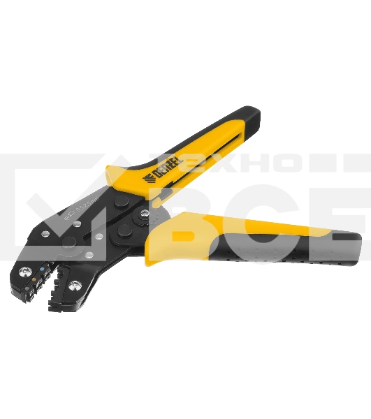 Клещи для обжима изолир. наконечников Denzel НКИ и НВИ, разъемов РПИ, гильз ГСИ, 0,5 - 2,5 мм2