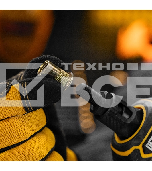 Заклепки резьбовые Denzel стальные, оцинкованные, М10, пластиковый кейс, 35 шт.