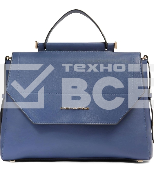 Сумка женская Piquadro Circle BD6777W92/BLU4 синяя натур.кожа