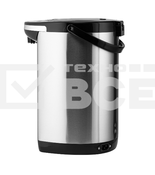 Термопот Centek CT-1084 сталь, 6.0 л, 750 Вт, 2 способа подачи воды, двойная защита от перегрева