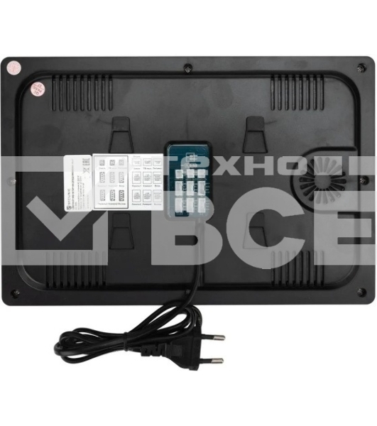 Цветной монитор видеодомофона 10,1' формата AHD(1080P), с сенсорным экраном, детектором движения, функцией фото- и видеозаписи (модель AC-440)