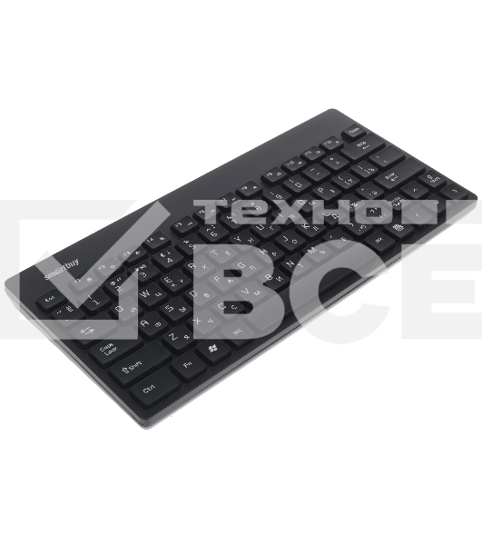 Комплект клавиатура+мышь Smartbuy 220349AG беспроводной, USB, 1600 DPI, чёрный