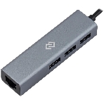 USB-концентратор Digma DHUB-LAN-4port, USB-C + USB-A, USB 3.0+USB 2.0, USB, фото4