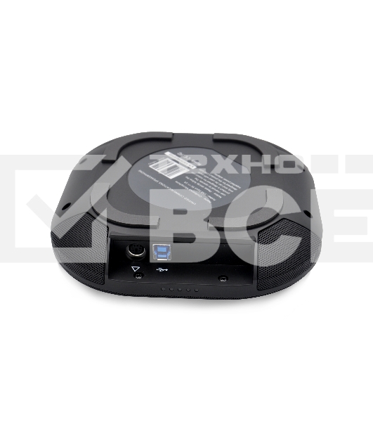Спикерфон Infobit [iSpeaker M600] Комплект беспроводных всенаправленных спикерфонов, 5,8G, 5-метровый захват на 360 градусов, можно объеденить в каскад до 2х штук. Для помещений до 100 квадратных метров и 30 человек.