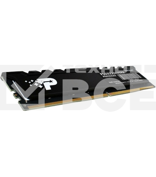 Оперативная память Patriot Signature Premium, DDR5, 16GB (1x16 GB), 4800 MHz, CL40, радиатор, черный